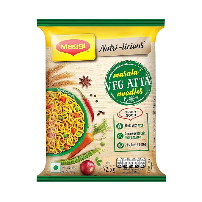 MAGGI Nutri-Licious Veg Atta Masala Noodles